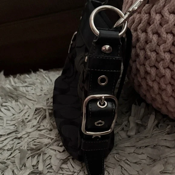 Y2K Black coach Shoulder Bag - Picture 6 of 13